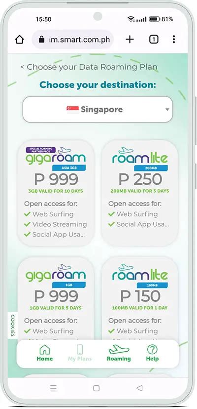smart roaming sim|Roaming Rates and Coverage .